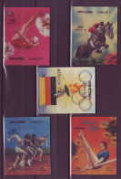 Asie - Umm Al Qiwain - Munich 72 - Olympic Games  - Hologram Stamps - 5 Timbres - 6880 - Umm Al-Qiwain