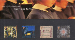 GREAT BRITAIN 2001 Millennium Projects: Spirit And Faith Presentation Pack - Presentation Packs