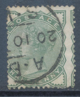 GB 1880, QV ½d Pale Green VARIETY: MISPERFORATED (small Faults) Superb Used With NPB CDS Single Circle „S.W.“ (LONDON) - Gebruikt