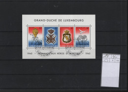 Luxemburg Michel Cat.No.  Sheet Used 14 - Blocs & Feuillets