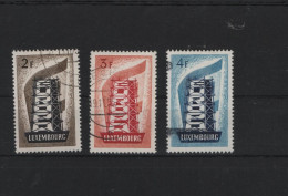 Luxemburg Michel Cat.No. Used 555/557 (2) - Usati