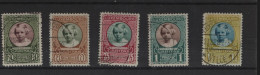 Luxemburg Michel Cat.No.  Used  208/212 (2) - Usados