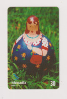 BRASIL - Doll Woman With Bag Inductive Phonecard - Brazil