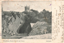 ROYAUME-UNI - Woodhouse Eaves Church And Caves - Leicester - Vue Générale - Carte Postale Ancienne - Leicester