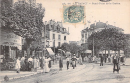 FRANCE - Le Raincy - Rond Point De La Station - Brasserie Du Rond Point - Animé - Carte Postale Ancienne - Le Raincy