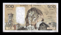 Francia France 500 Francs Pascal 1989 Pick 156g Mbc/Ebc Vf/Xf - 500 F 1968-1993 ''Pascal''