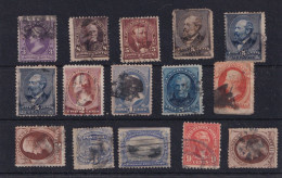 LOT DE TIMBRES OBLITERES ANNEES 1875/1903. INTERESSANT - Usati