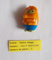 Kinder - Feutres, Tampon Et Loupe - Feutre Orange - DC036 - Sans BPZ - Steckfiguren
