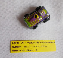 Kinder - Voiture De Course Violette - DC049A - Sans BPZ - Steckfiguren