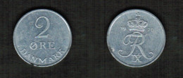 DENMARK   2 ORE 1970 (KM # 840.2) #7792 - Danimarca