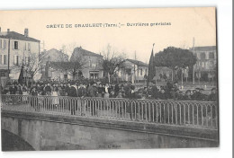 CPA 81 Grève De Graulhet Ouvrières Grévistes - Graulhet