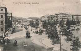 ROYAUME-UNI - Hyde Park Corner - London - Vue Générale De La Ville - Animé - Carte Postale Ancienne - Hyde Park