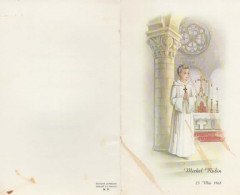 FAIRE PART COMMUNION, MICHEK ROBIN, LE 25/05/1968 COULEUR  REF 14996 - Communie