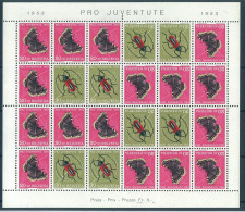 P2721 - SWITZERLAND, BSHV CAT JOZ 41, PROJUVENTUTE 1953 S/S IN PERFECT MNH CONDITION . RARE - Unused Stamps