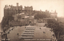 ROYAUME-UNI - Edinburgh Castle From Outlook Tower - Vue Du Château - Animé - Carte Postale Ancienne - Ross & Cromarty