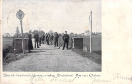 MILITARIA - Guerre - Deutsch Franzosische Grenze Zwischen Montreux Chataux - Frontiere - Carte Postale Ancienne - Andere Kriege