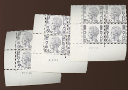 6F50 POLY. **. Dienst. Service.  3 Dates Différentes - 1970-1980 Elström