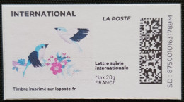 France > Personnalisés Oiseaux Et Fleurs - Timbres à Imprimer (Montimbrenligne)