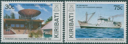Kiribati 1989 SG314-315 Transport And Telecommunications Set MNH - Kiribati (1979-...)