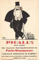 Paris 9ème * PIGALL'S Dancing Restaurant Paris Montmartre , Place Pigalle * CPA Publicitaire Illustrateur - Paris (09)