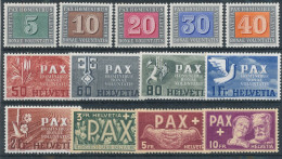 1945. Switzerland - Unused Stamps