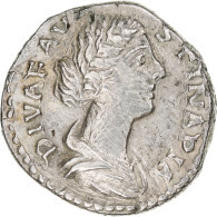 Diva Faustina II, Denier, 176-180, Rome, Argent, TTB, RIC:744 - The Anthonines (96 AD To 192 AD)