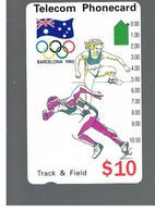 AUSTRALIA -  1992 BARCELONA 92: TRACK & FIELD  -   USED  -    RIF. 10291 - Deportes