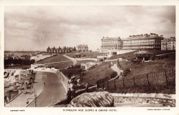 ROYAUME-UNI - Plymouth Hoe Slopes & Grand Hotel - Vue Panoramique - Carte Postale Ancienne - Plymouth