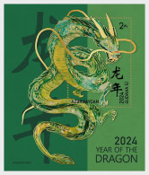 Azerbaijan / Azerbeidzjan - Postfris / MNH - Sheet Year Of The Dragon 2024 - Aserbaidschan