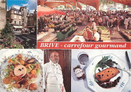 Marches - Brive La Gaillarde - Multivues - Tour St-Martin Et Marché Aux Fleurs - Marché, Place Du 14 Juillet, Riche De P - Marktplaatsen