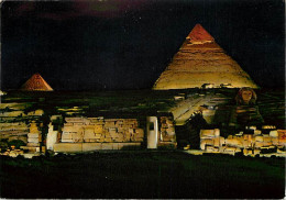 Egypte - Gizeh - Giza - Son Et Lumière Près Des Pyramides De Gizeh - Nocturnal Magic At The Giza Pyramids - Vue De Nuit  - Gizeh