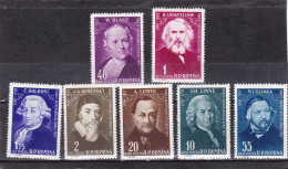 FAMOUS PEOPLE 1958 MI.Nr.1709/15,MNH ROMANIA - Unused Stamps