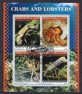 Sierra Leone 2019 Animaux Crabes (380) Yvert N° 9332 à 9335 Oblitérés Used - Sierra Leone (1961-...)