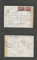 FRC - Madagascar. 1943 (23 April) France Libre. Ambato Lampy - Tananarive. Multifkd Env Internal Censor Mail + Village U - Sonstige & Ohne Zuordnung