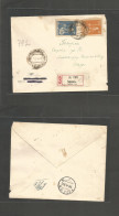 GEORGIA. 1920 (18 Apr) Tiflis - Batimo (20 April) Registered Multifkd Env, Tied Bilingual Cds + R-label. VF Used. - Georgien