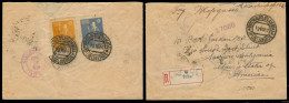 GEORGIA. 1920 (19 Oct). Tiflis - USA. Reg Reverse Fkd Env. R-label + VF Heat Bilingual Cancel. Fine. - Géorgie