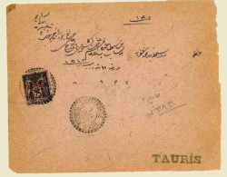 FRENCH LEVANT. Letter From The French P.O. At Trebizonde  7 Jan 1895 To Tabriz Were Carried By The R.O.P.Y.T. To Batum 2 - Altri & Non Classificati