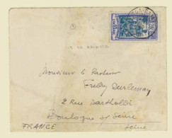 FRENCH COLONIES. FRENCH OCEANIA. 1923. French Oceania To France.  28.  (Yvert). - Andere & Zonder Classificatie