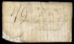 FRENCH COLONIES. MARTINIQUE. 1794 (20/Sept).  St. Pierre Martinique To England.  Very Rare. EL. Mark Liverpool On Front. - Other & Unclassified