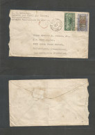 FRC - Ubangui - Shari. 1925 (5 June) Yalonki, Boali, Bangui - USA, Pha, PA. Ovptd Issue Mutlfkd Env. Fine Used + Family  - Sonstige & Ohne Zuordnung