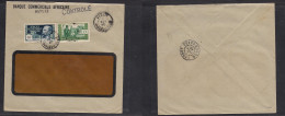 FRC - Ubangui - Shari. 1940 (1 Feb) Bongui - French Congo, Carnot. Comercial Multifkd Censor Envelope. Fine. - Other & Unclassified