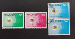 (TI)(MAL1975-5) Malaisie Malaysia Année De La Femme Used Oblitérés YT138-YT139-YT140 - Malaysia (1964-...)