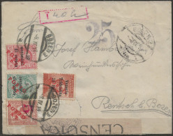 TRAA/SP01 Busta Inviata Da Bolzano L'8 Aprile 1919 Tassata Per 40 Heller, Verificata Per Censura.- - Trento