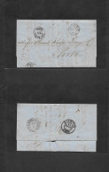 GIBRALTAR. 1869 (30 Apr) GPO - Porto, Portugal (11 May) EL Full Text Via GPO Letter A In Black, San Roque Spanish Entry  - Gibraltar