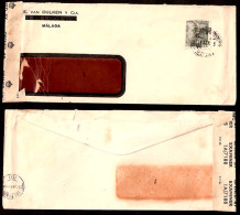 GIBRALTAR. 1945. Malaga - Canarias. Fkd Env / Censored !A-7188. - Gibraltar