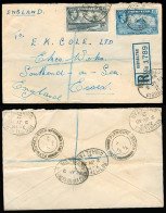 GIBRALTAR. 1938. Gibraltar - UK. Registr Fkd Env. - Gibraltar