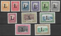 COLOMBIA 1950-52 Air Mail  MH - Kolumbien