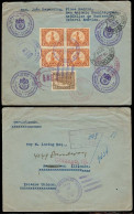 GUATEMALA. 1926. S. Antonio Suchitepequez - USA. Registered Multifkd Reverse Env. VF. - Guatemala