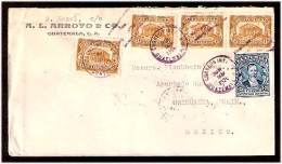 GUATEMALA. 1926. Guat - Mexico / Chihuahua. Multikfd Env / Dest. VF. - Guatemala