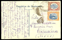 GUATEMALA. 1917. Guatemala - Mexico / Chihuahua. Fkd. PPC / Dest. - Guatemala